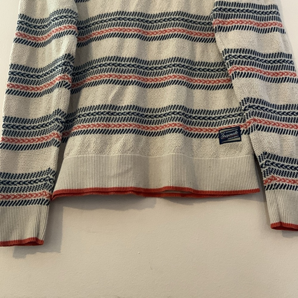 Jack & Jones - Men’s Knit Sweater - Striped- Size Large - Picture 4 of 7